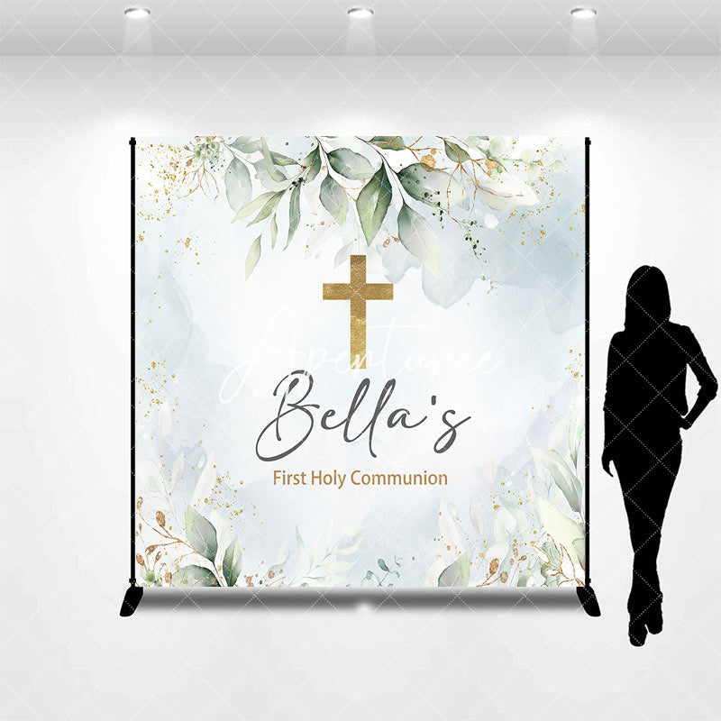 Aperturee - Spring First Holy Communion Custom Baptism Backdrop