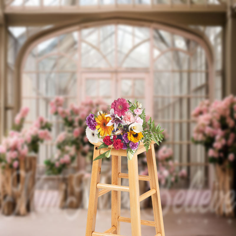 Aperturee - Spring Greenhouse Transparent Architectural Backdrop