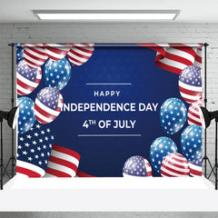 Aperturee - Star July 4 Stripe Balloon Independence Day Backdrop