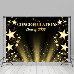 Aperturee - Star Ribbon Congras Class Of 2024 Photo Backdrop