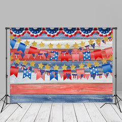 Aperturee - Star Us Flags Independence Day Photoshoot Backdrops