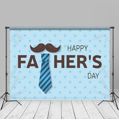 Aperturee - Stars Blue Simple Happy Fathers Day Photo Backdrops