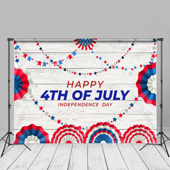 Aperturee - Stars Happy 4th Of July Independence Day Backdrop