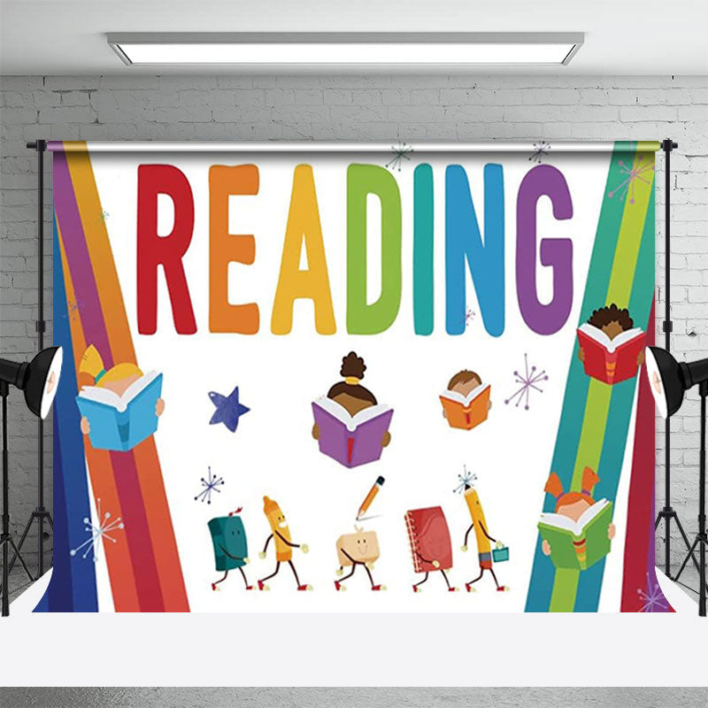 Aperturee - Student Pencil Case Star World Book Day Backdrop