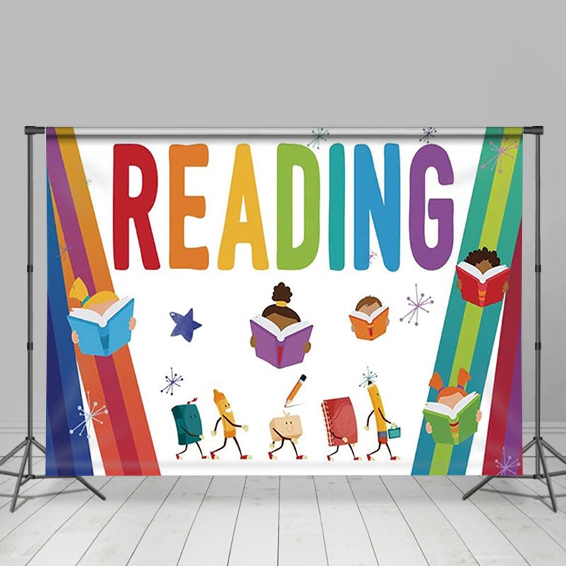 Aperturee - Student Pencil Case Star World Book Day Backdrop