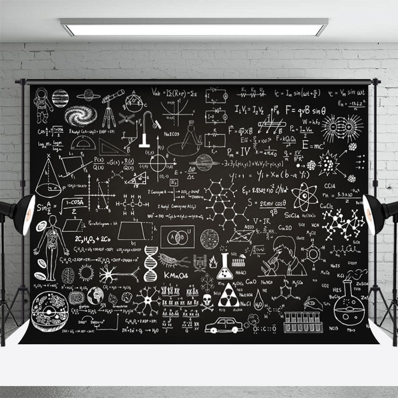 Aperturee - Students Blackboard Formula Graduation Backdrop