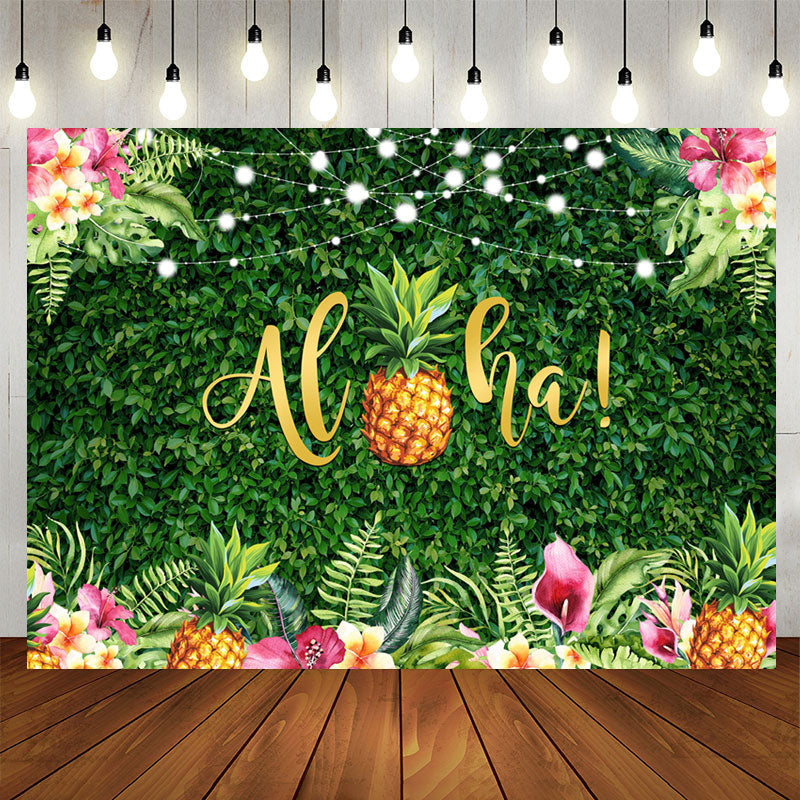 Aperturee - Summer Aloha Photoshoot backgrounds for Baby Shower