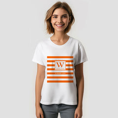 Aperturee - Summer Family Reunion Orange Stripe Custom T-Shirt