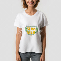 Aperturee - Summer Vacation Family Reunion Green Custom T-Shirt