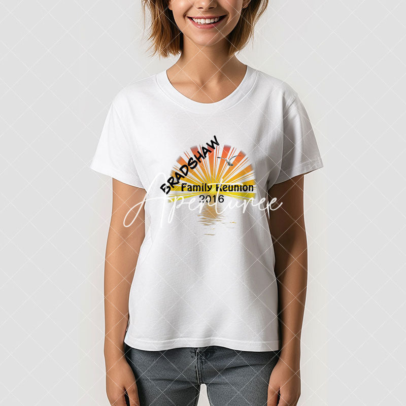 Aperturee - Sunbeams Seagull Custom Family Reunion T-Shirt