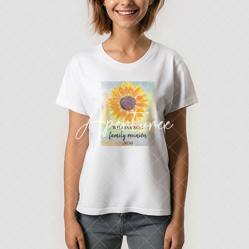 Aperturee - Sunflower Custom Family Reunion Tee Shirt