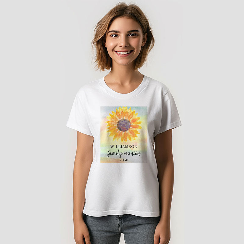 Aperturee - Sunflower Custom Family Reunion Tee Shirt