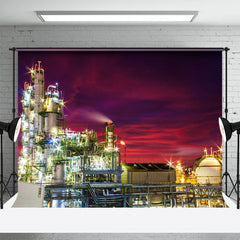 Aperturee - Sunset Light Factory Architecture Photo Backdrop