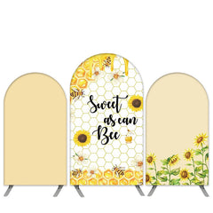 Aperturee Sweet As Can Bee Sunflowers Baby Shower Arch Backdrop Kit