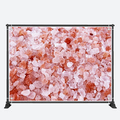 Aperturee - Sweet Red White Candy Cubes Valentines Day Backdrop