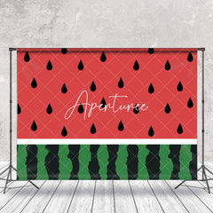 Aperturee - Sweet Watermelon Birthday Backdrop For Photograph