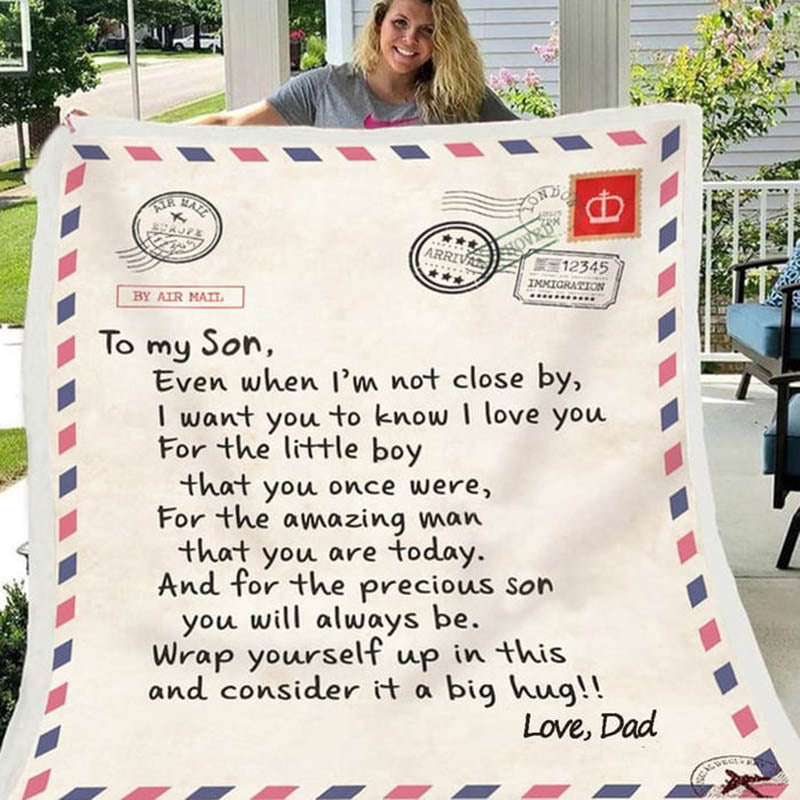 Lofaris Sweet Words To My Daughter Letter Blanket for Gift