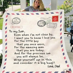 Lofaris Sweet Words To My Daughter Letter Blanket for Gift