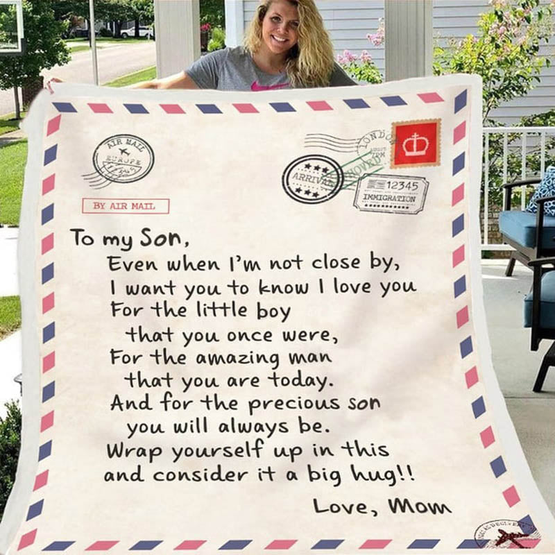 Lofaris Sweet Words To My Daughter Letter Blanket for Gift