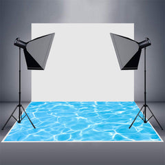 Aperturee - Summer Swimming Pool Splash Water Ripple Floor Mat