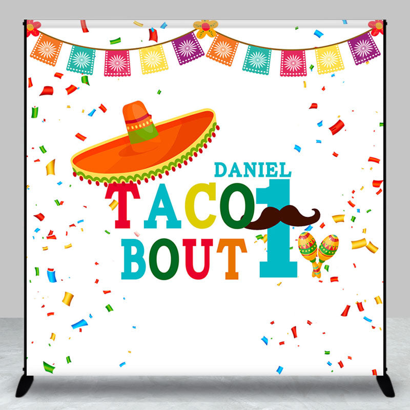 Aperturee - Taco Bout One Fiesta Custom 1st Birthday Backdrop