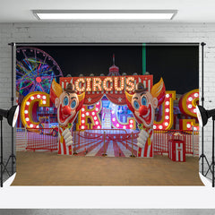 Aperturee - Tent Clown Ferris Wheel Circus Gate Photo Backdrop