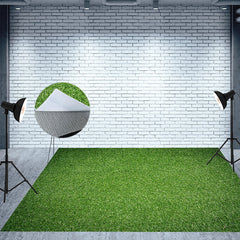 Aperturee - Fresh Grass Floor Sport Field Green Rubber Floor Mat