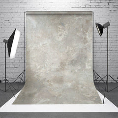 Aperturee - Light Grey Concrete Abstract Texture Photo Backdrop