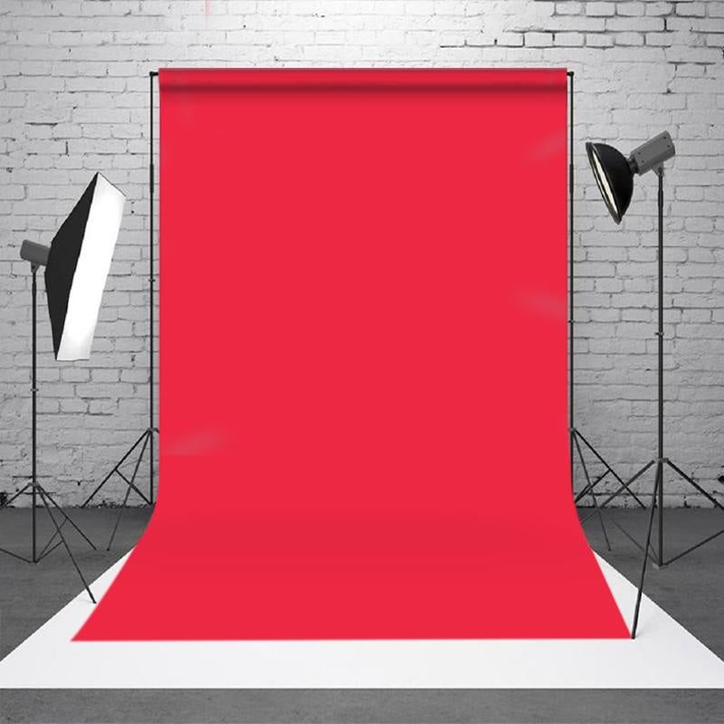 Aperturee - Pure Solid Red Photo Booth Backdrop For Portrait