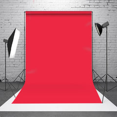 Aperturee - Pure Solid Red Photo Booth Backdrop For Portrait