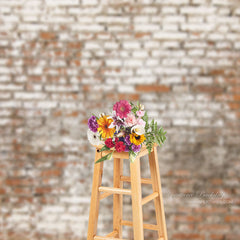 Aperturee - Vintage Brick Wall Photography Studio Backdrop