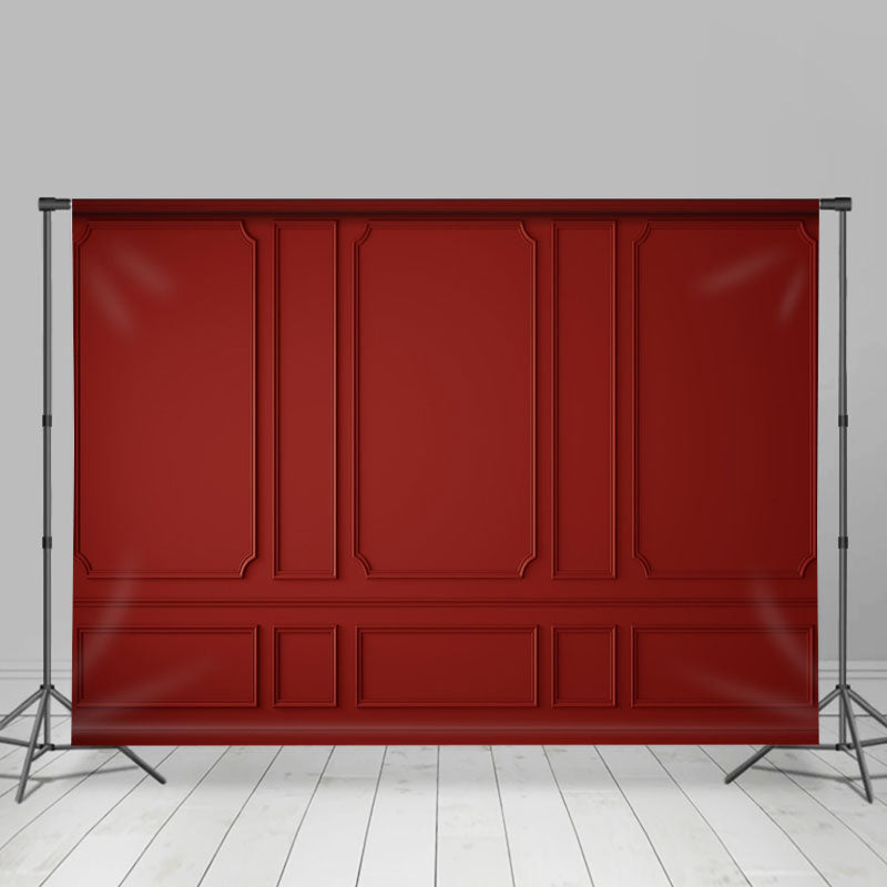 Aperturee - Vintage Red Wall Gypsum Line Photoshoot Backdrop