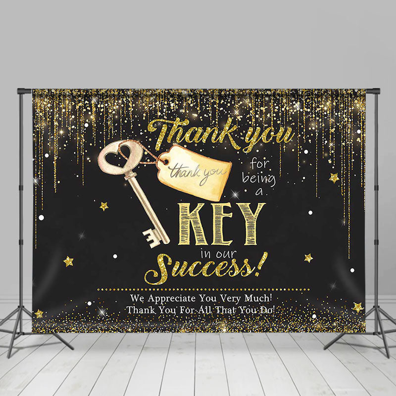 Aperturee - Thank You For Being A Key In Our Success Backdrop