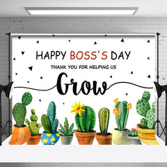 Aperturee - Thank You For Helping Us Grow Bosss Day Backdrop