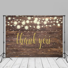 Aperturee - Thank You Simple Wooden Fathers Day Backdrop For Photo