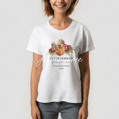 Aperturee - Thanksgiving Family Reunion Pumpkin Custom T-Shirt