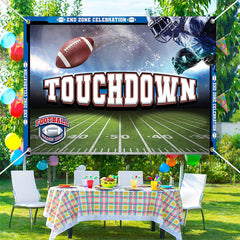 Aperturee - Touch Down Football Game Day End Zone Sport Backdrop