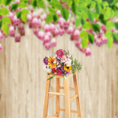 Aperturee - Tracery Wooden Wall Sweep Backdrop For Photography