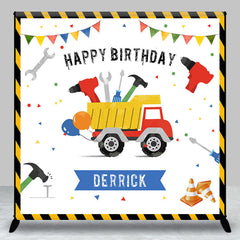 Aperturee - Traffic Repair Tools Car Custom Birthday Backdrop