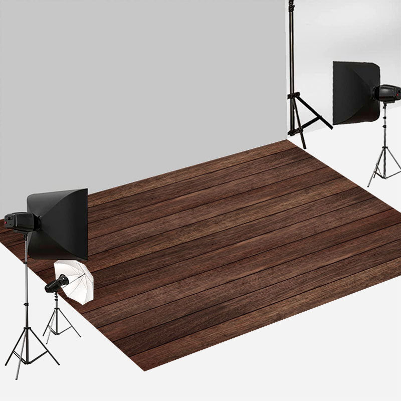 Aperturee - Transverse Wood Rubber Floor Mat For Photography