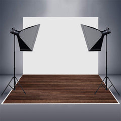 Aperturee - Transverse Wood Rubber Floor Mat For Photography