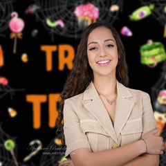 Aperturee - Trick or Treat Halloween Photoshoot Backdrop