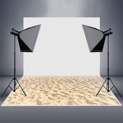 Aperturee - Sand Pattern Tropical Beach Texture Rubber Floor Mat