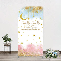 Aperturee - Twinkle Star Moon Night Arch Baby Shower Backdrop