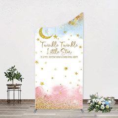 Aperturee - Twinkle Star Moon Night Arch Baby Shower Backdrop