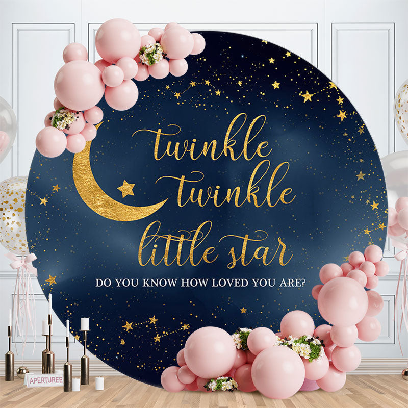 Aperturee - Twinkle Twinkle Little Star Baby Shower Backrop