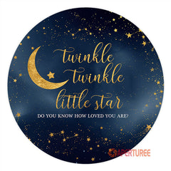 Aperturee - Twinkle Twinkle Little Star Baby Shower Backrop