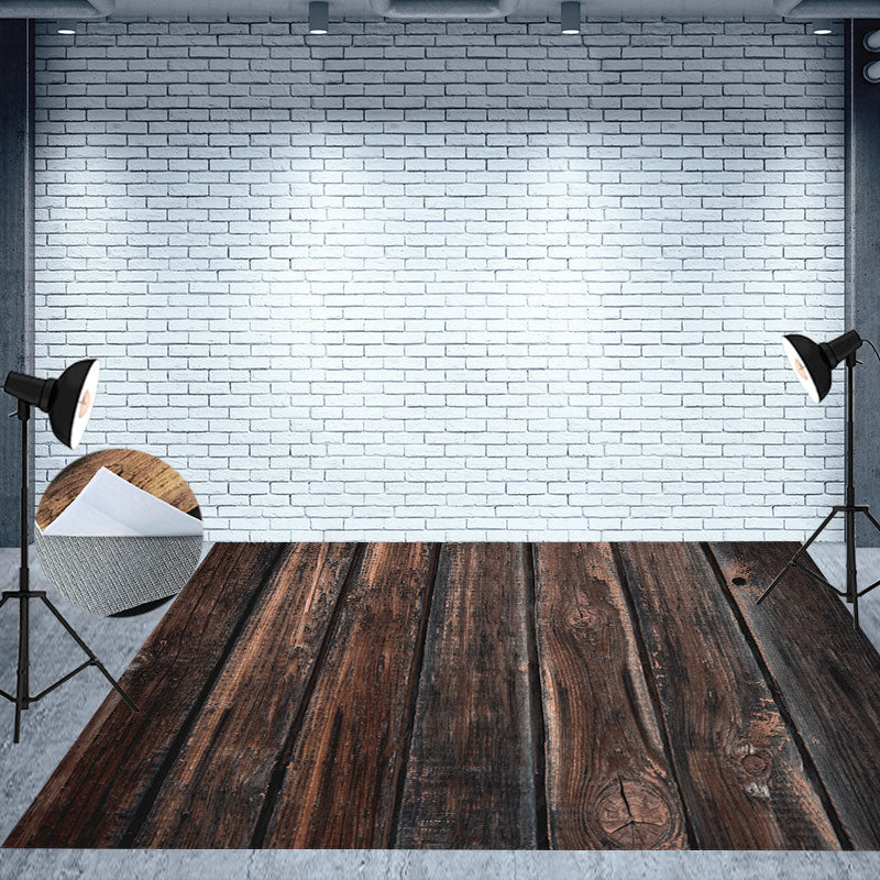 Aperturee - Typical Vertical Wooden Floor Backdrop For Photo