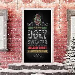 Aperturee - Ugly Sweater Holiday Party Christmas Door Cover