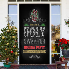 Aperturee - Ugly Sweater Holiday Party Christmas Door Cover